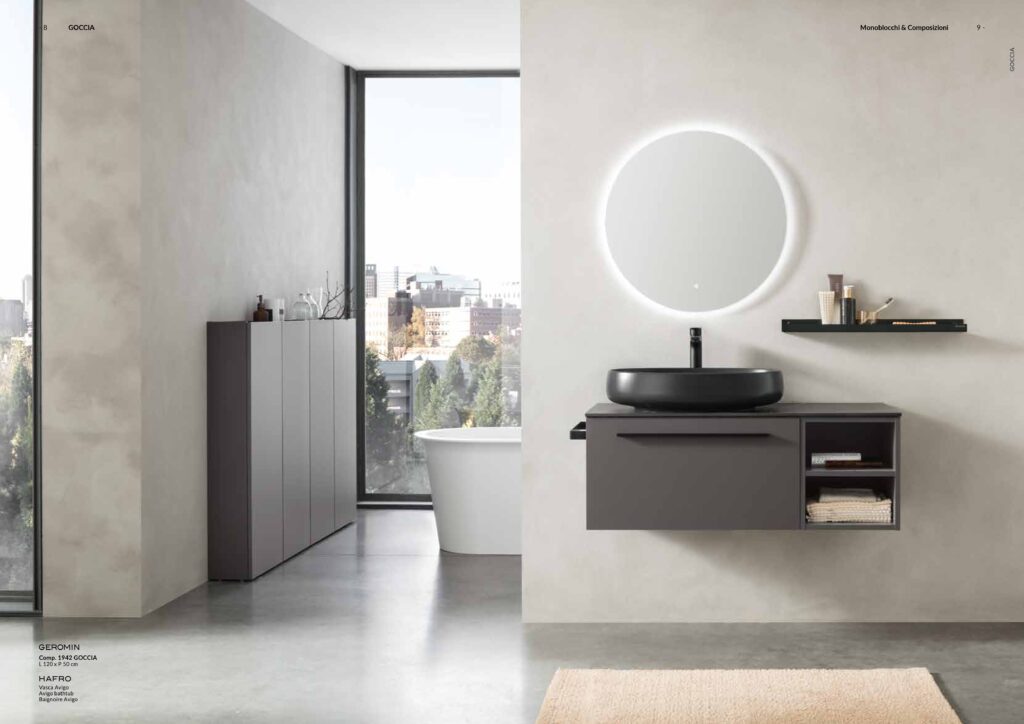 Monobloc Goccia – Élégance italienne pour votre salle de bains